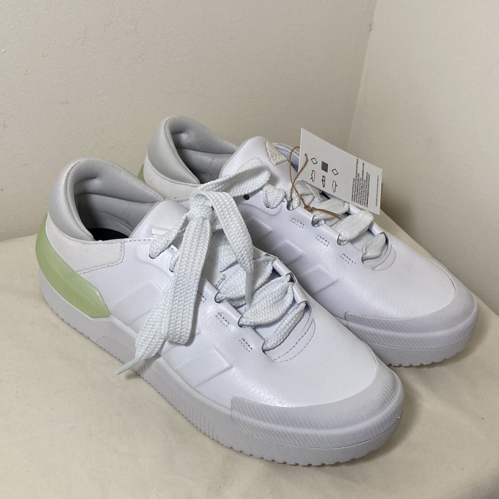 Adidas Women’s Court Funk Tennis Shoes White Green 8 NWT